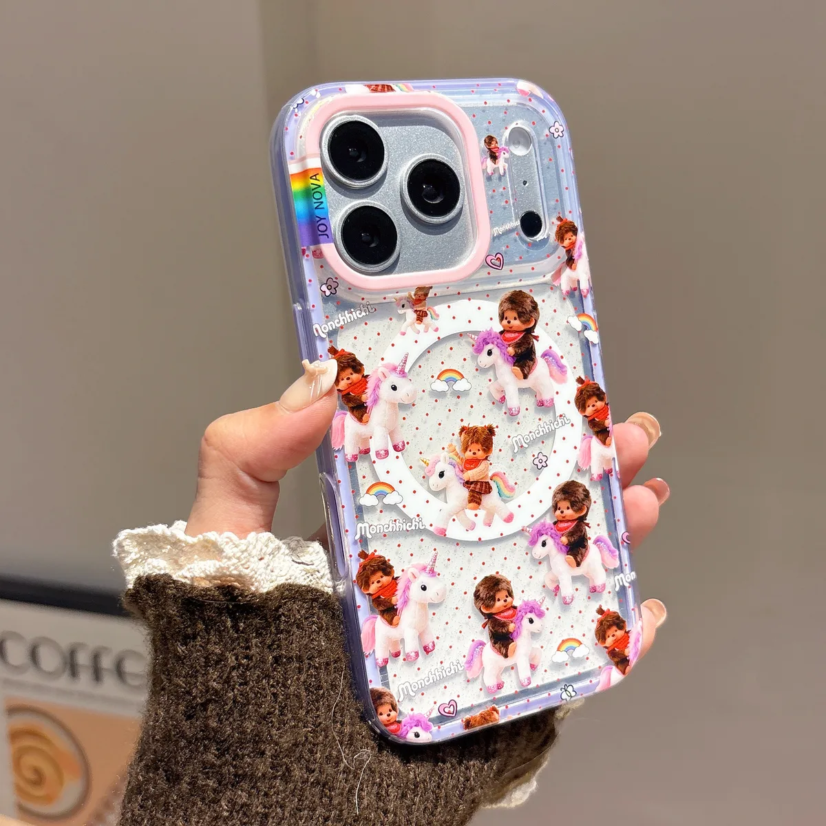 My Melody & My Sweet Pianos Clear Phone Case with Strap for iPhone 17 16 15 Pro Max